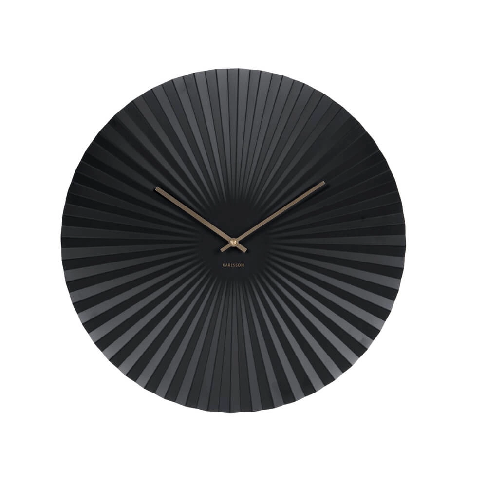 Wanduhr Sensu XL schwarz - Ø 50cm Karlsson 8714302613562