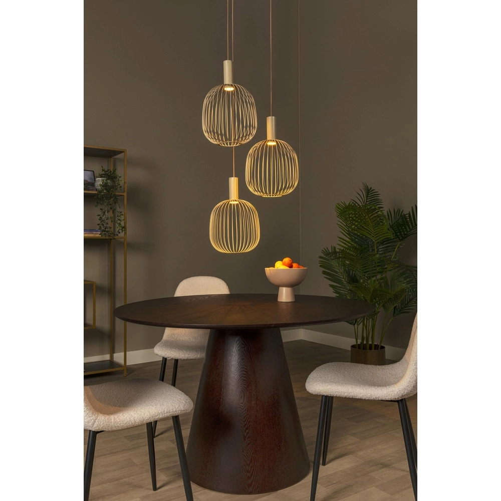 3-Licht Pendellampe Esterel sandbraune Mini-GU10-Patrone Lucide 5411212212344