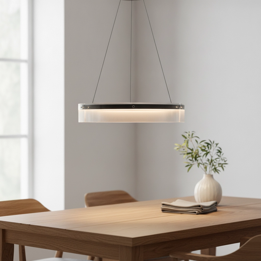 Design-Pendelleuchte Pauline schwarz mit Glas Ø 70cm