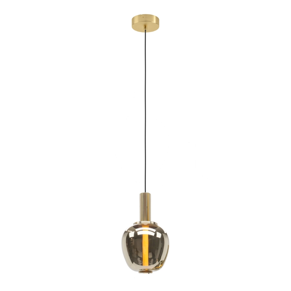 Design-Pendellampe Fruitera gold Ø 21 cm