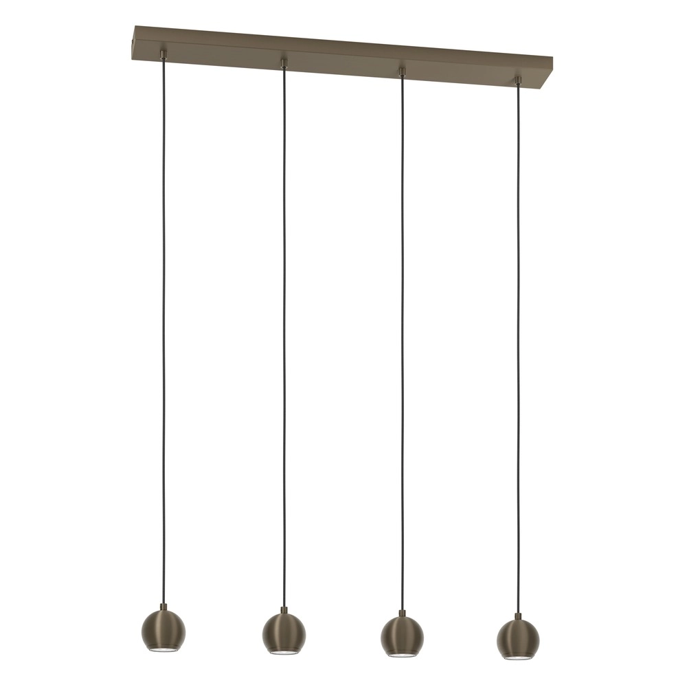 Design-Pendellampe Bimeda 1 Dunkelbronze 4-Lichter