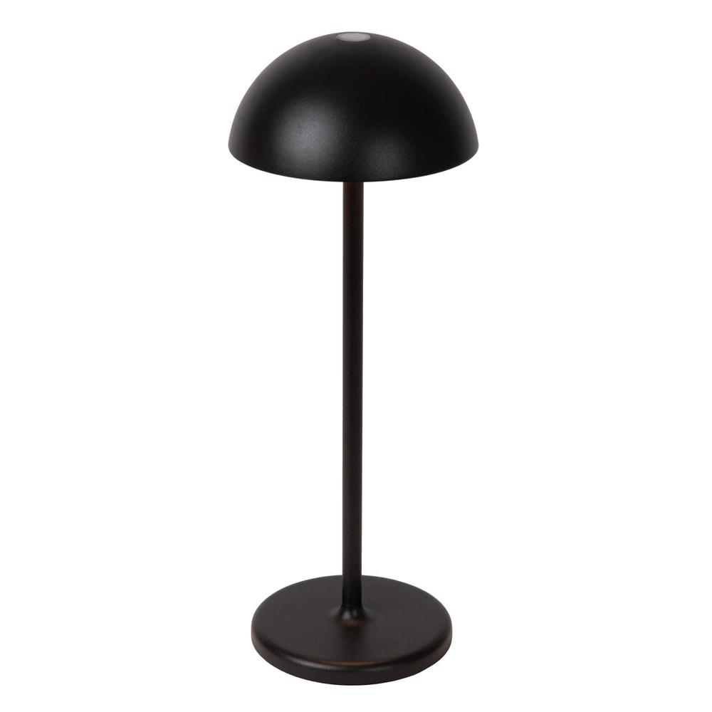 Wiederaufladbare Tischlampe Joy IP54 schwarz Lucide 5411212151940
