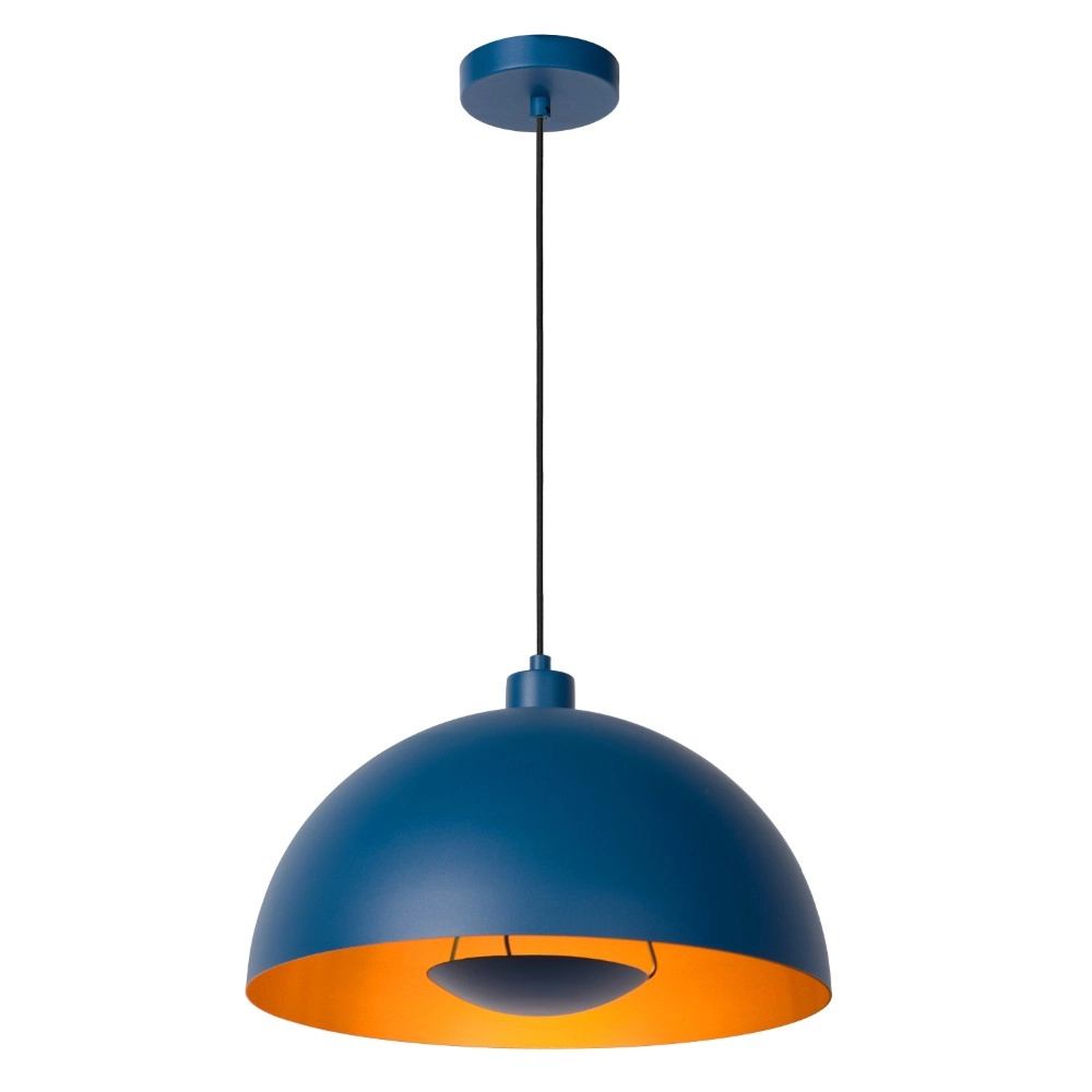 Design-Pendellampe Siemon Blau