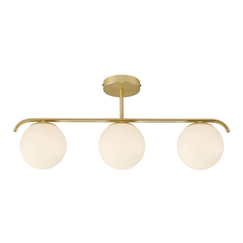 Design-Deckenleuchte Grant Messing 3-flammig Nordlux 5704924001147