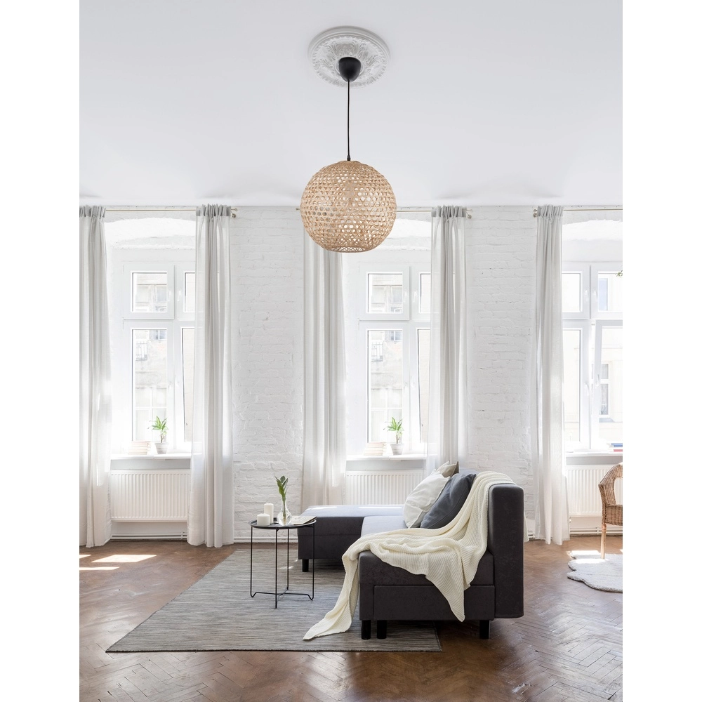Pendelleuchte Melody Rattankugel Ø 40cm Lyora 5212017416629