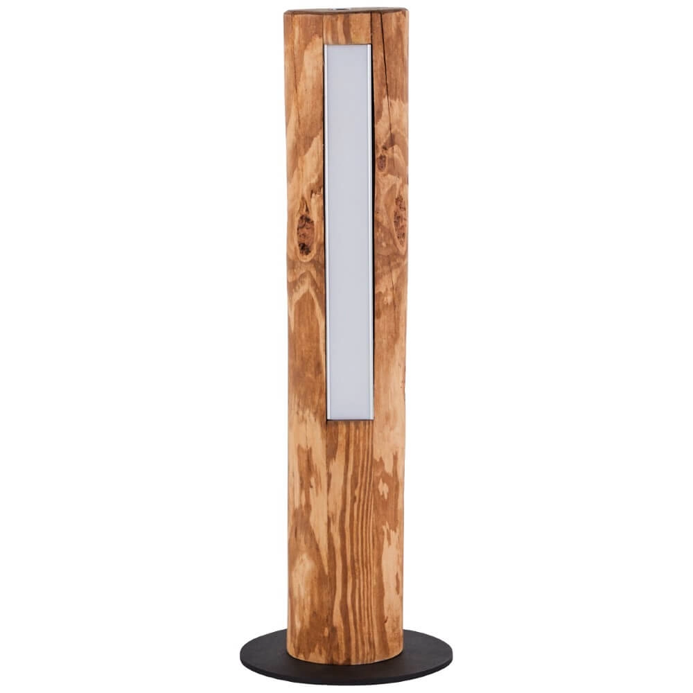 Tischlampe aus Holz Odun 46cm hoch Brilliant 4004353393532