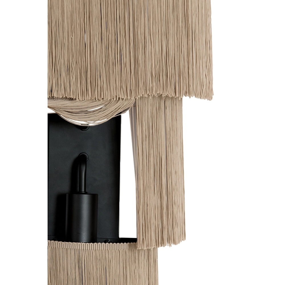 Wandlampenschnur Malaika taupe Light & Living 8717807816407