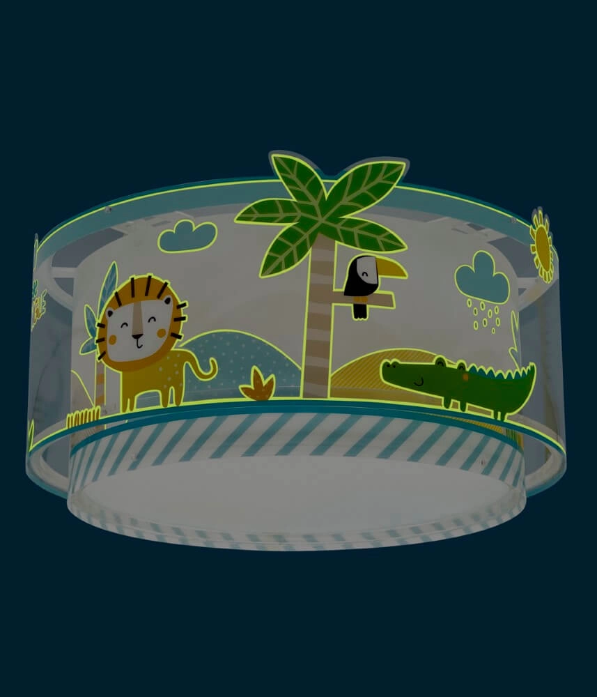 Kinder-Deckenlampe Little Jungle Dalber 8420406003344