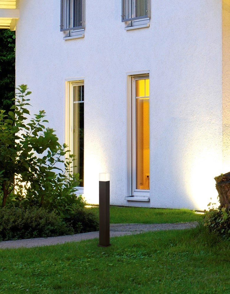 LED Gartenleuchte Hudson 80cm Anthrazit Trio 4017807241792