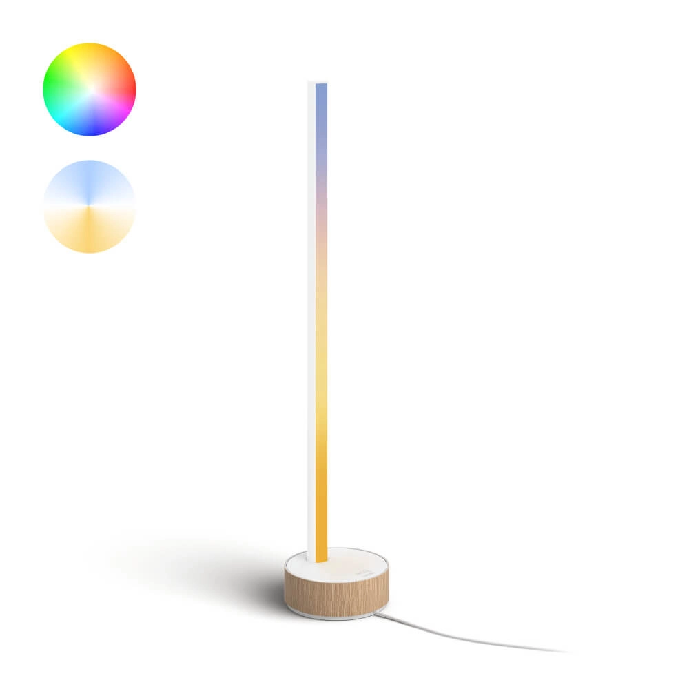 Intelligente Tischlampe Hue Signe - White and color