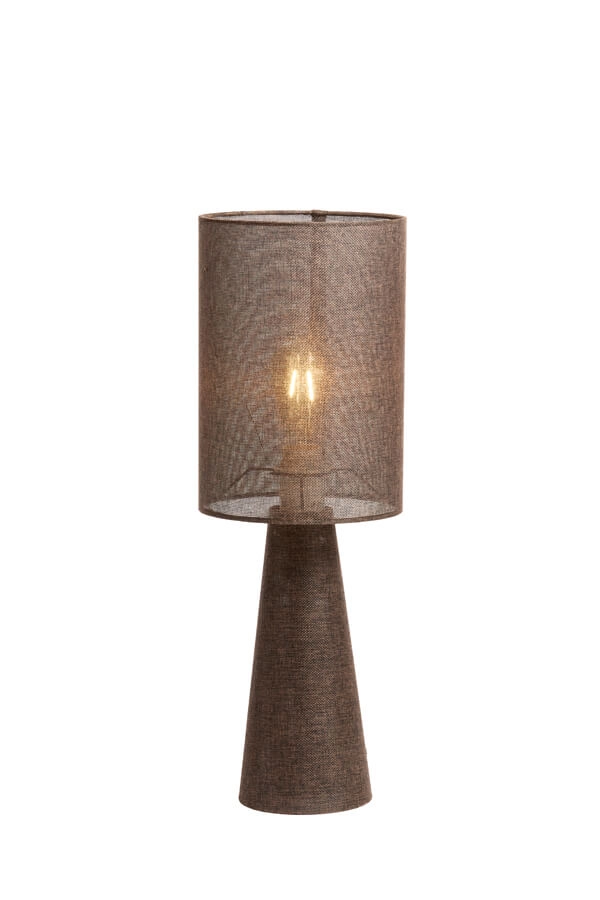 Braune Tischlampe Micky Ø 20cm Light & Living 8717807761134