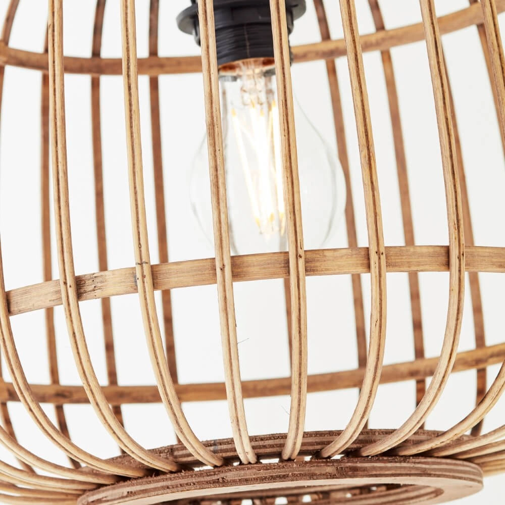 Rattan-Bogenlampe Nikka 171cm Brilliant 4004353402272