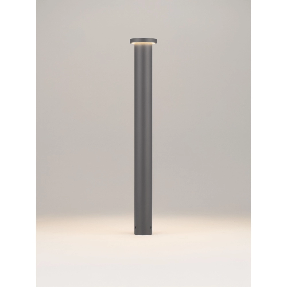 Moderne Wegbeleuchtung Bast dunkelgrau 65 cm - 2700K Lyora 5212017497635
