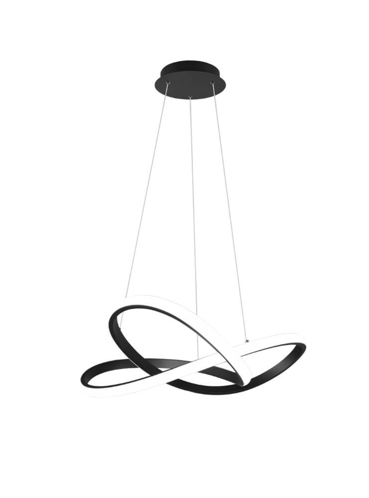 LED-Pendelleuchte Course schwarz