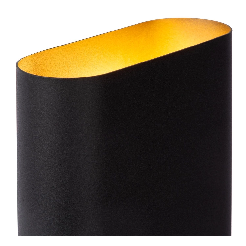 Design-Wandspot Ovalis Schwarz Lucide 5411212126894