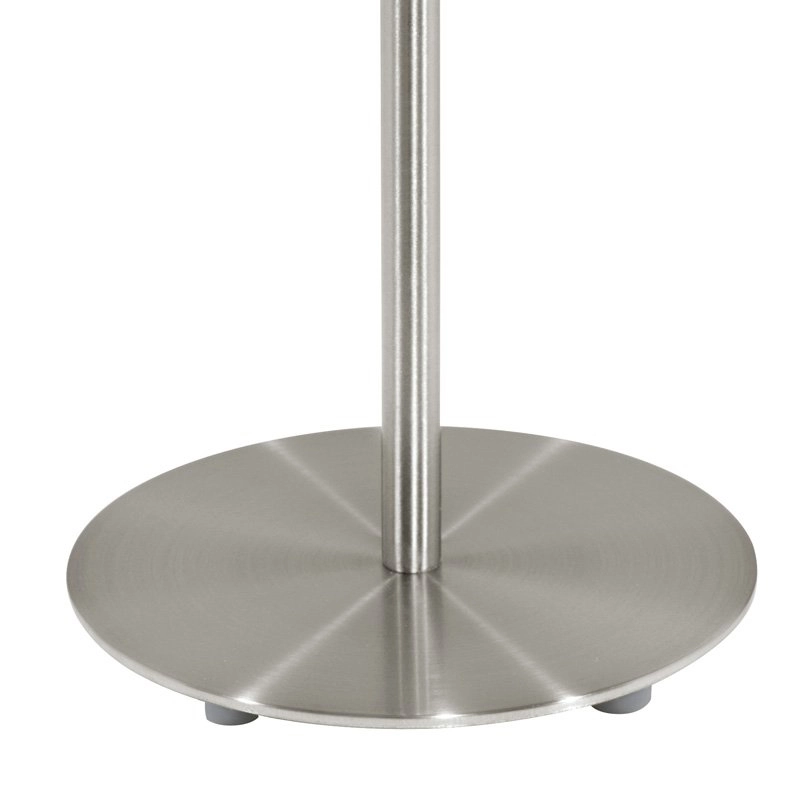 Tischlampe Pasteri 40 cm mattes Chrom mit Weiß Eglo 9002759315948
