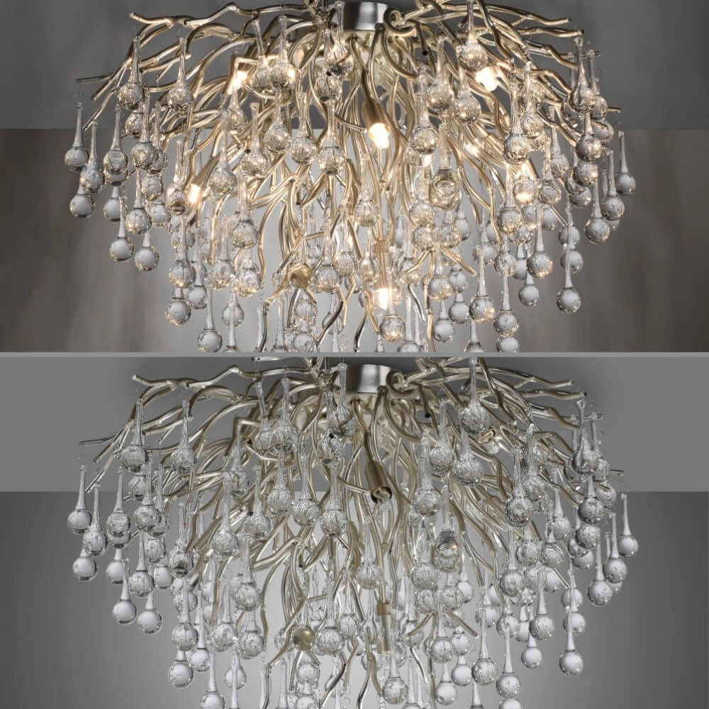 Kronleuchter Icicle Metall 50cm Paul Neuhaus 4012248352090