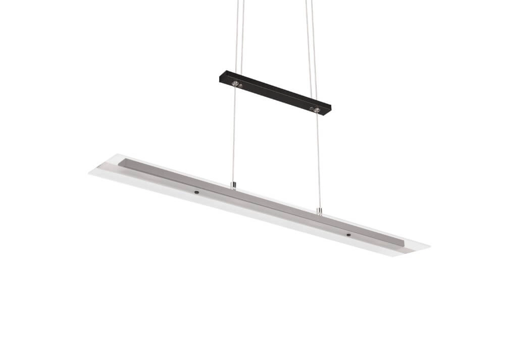 Hängelampe aus Glas Milos Schwarz Trio 4017807588286
