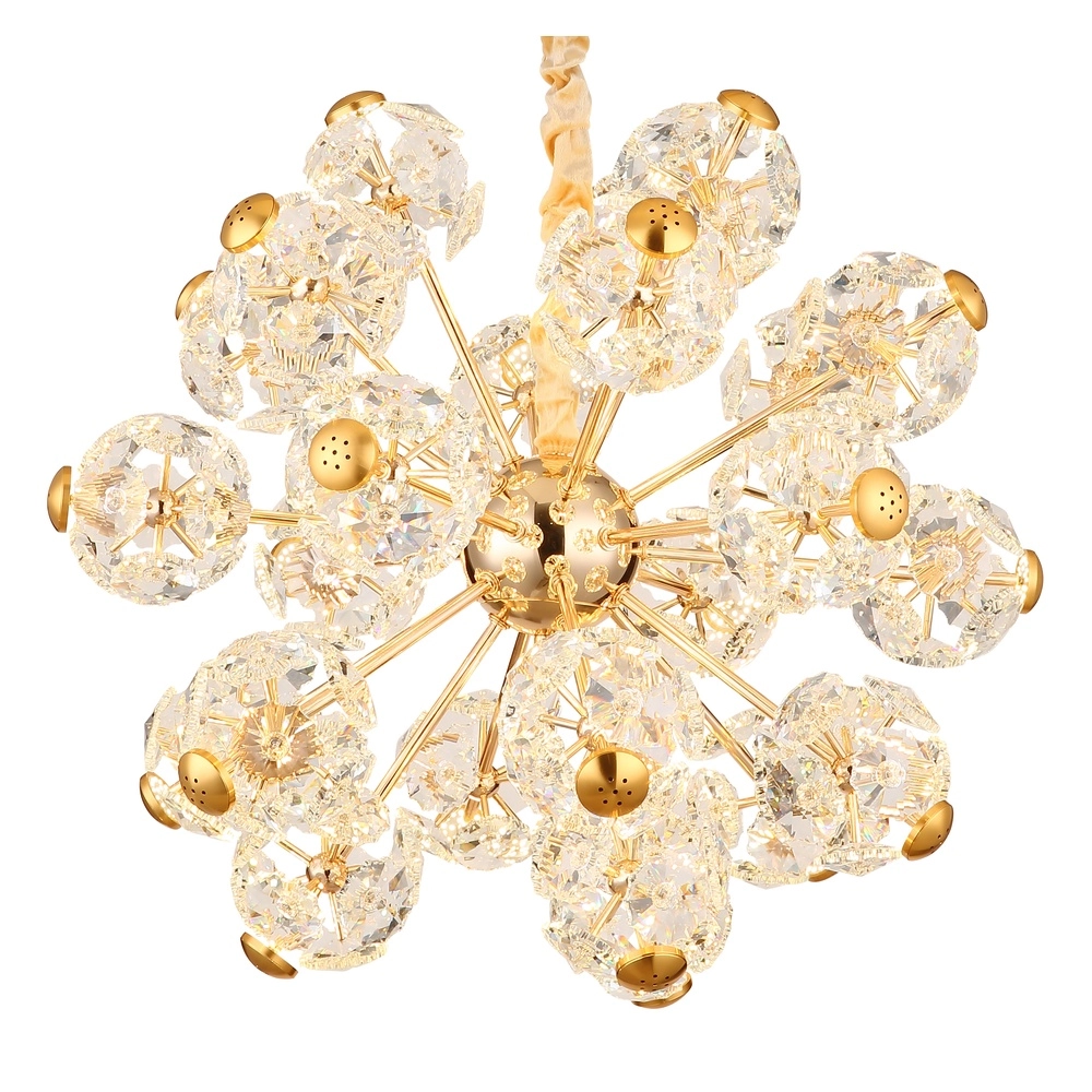 Pendellampe Floriella gold Ø 65 cm Globo 9007371513550