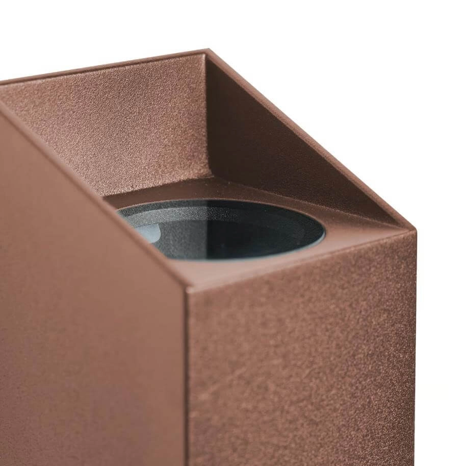Rostbraune Außenlampe Nico Square Nordlux 5704924010934