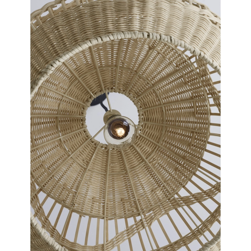 Rattan Pendelleuchte Marlo Ø 48,5cm Kugel Lyora 5212017438812