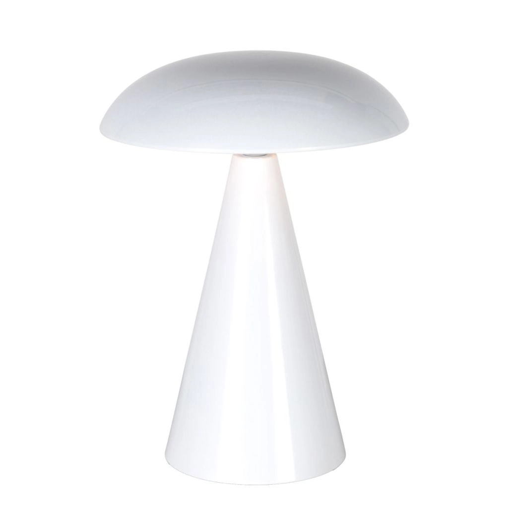 Wiederaufladbare Tischlampe Mush Weiß Steinhauer 8712746188790