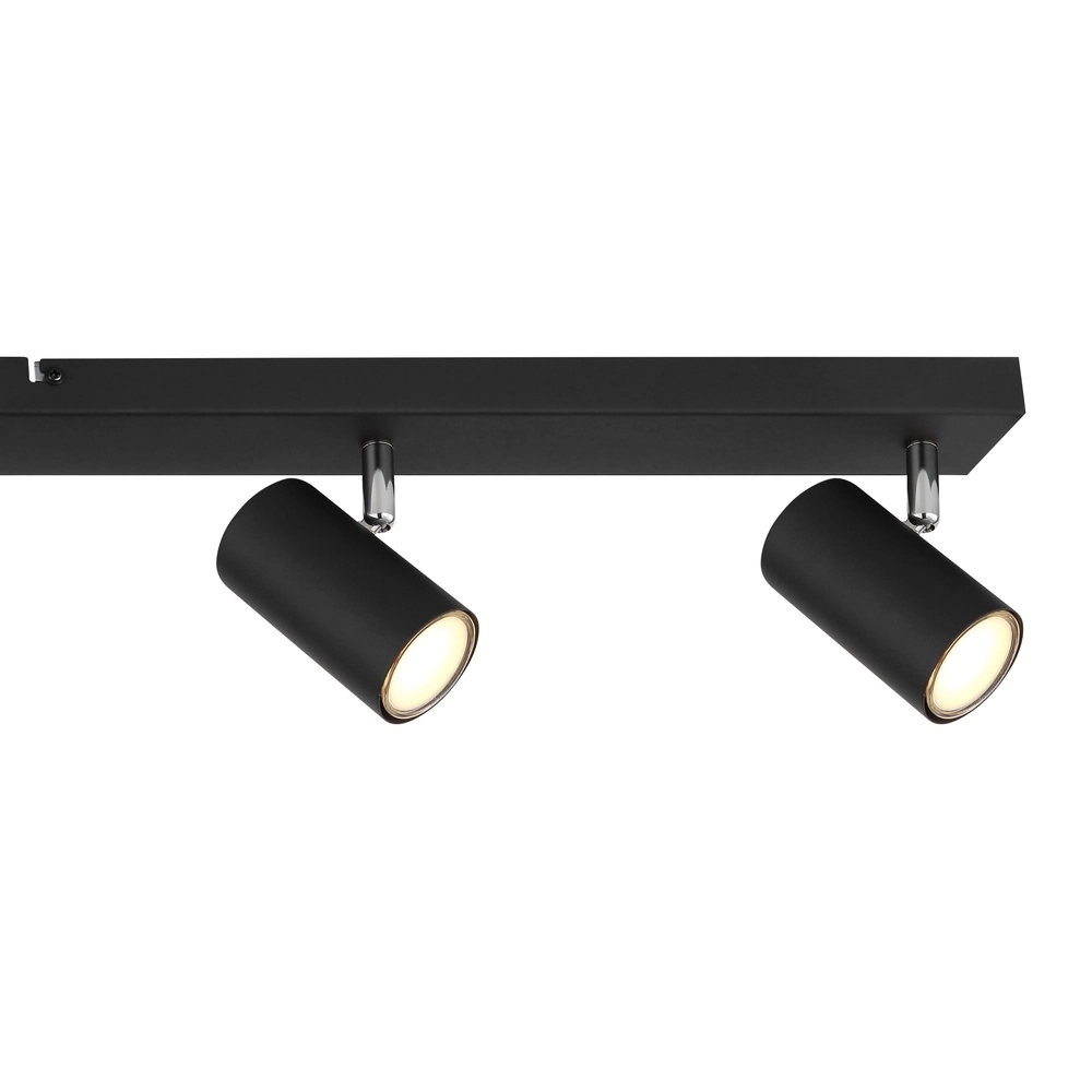 Deckenlampe 6-Licht Robby Schwarz Globo 9007371433599