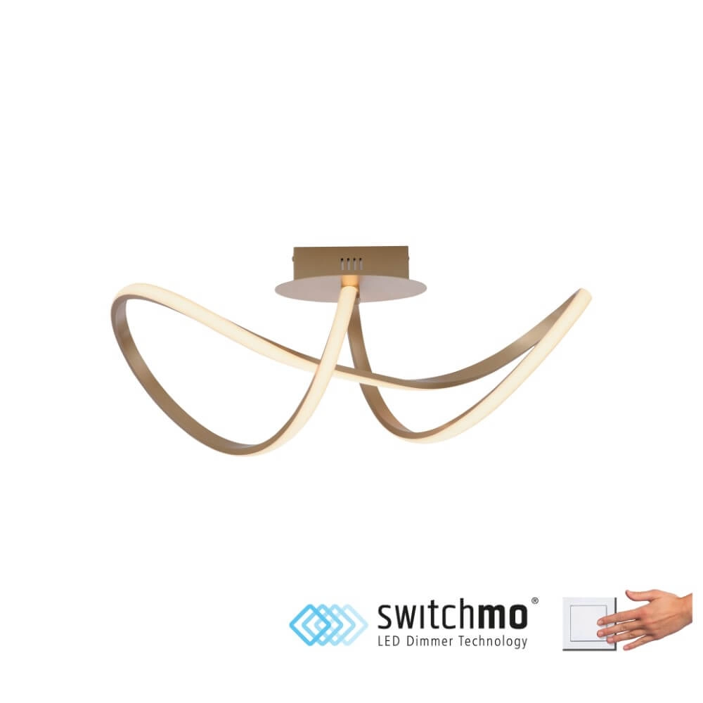 Designer-Deckenleuchte Maria Messing Just Light 4043689985585