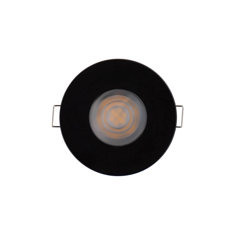 Schwarzer Badezimmerstrahler Golf eingebaut Lyora 5903139837699