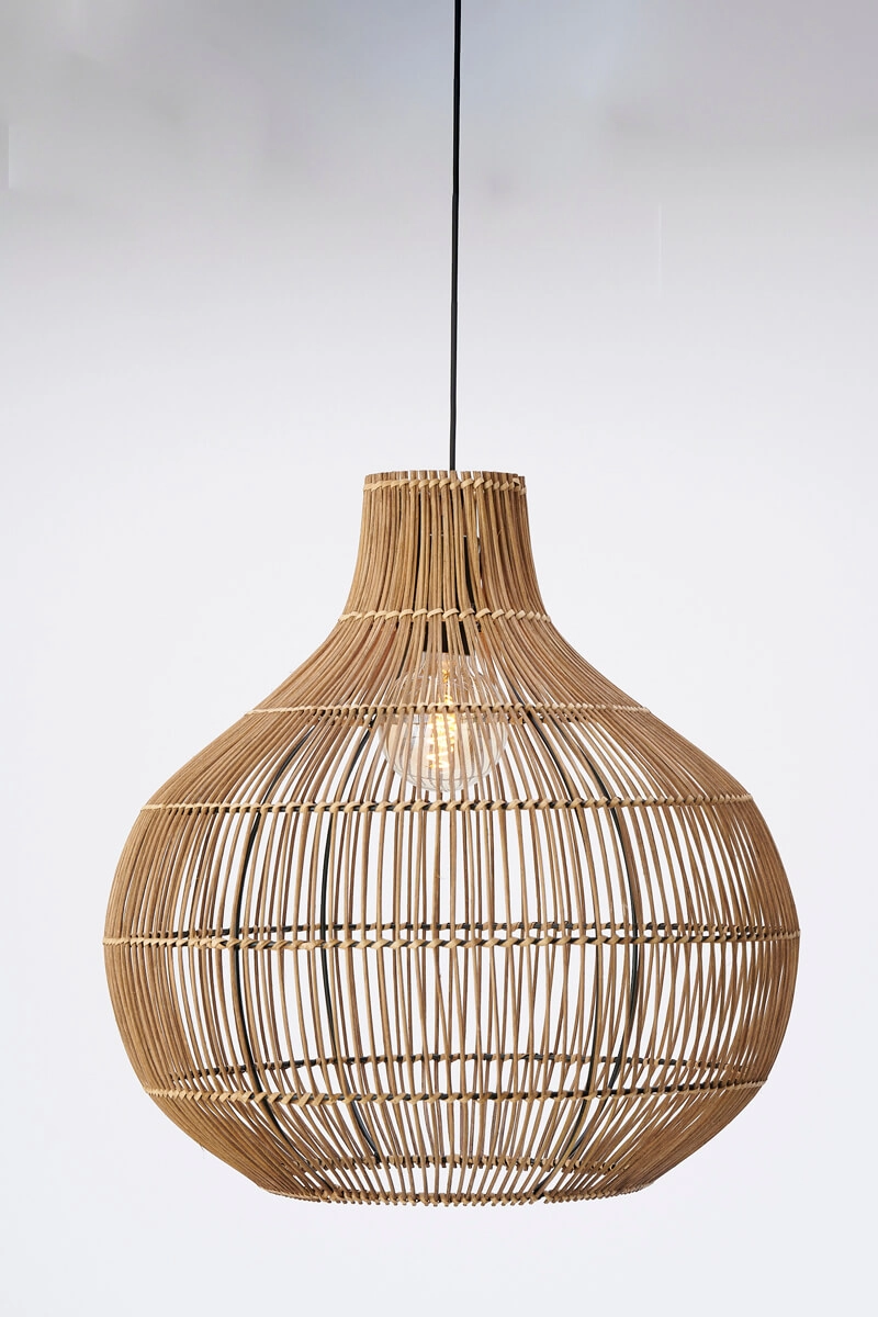 Pendelleuchte Pacino Rattan Ø 50cm Light & Living 8717807614553