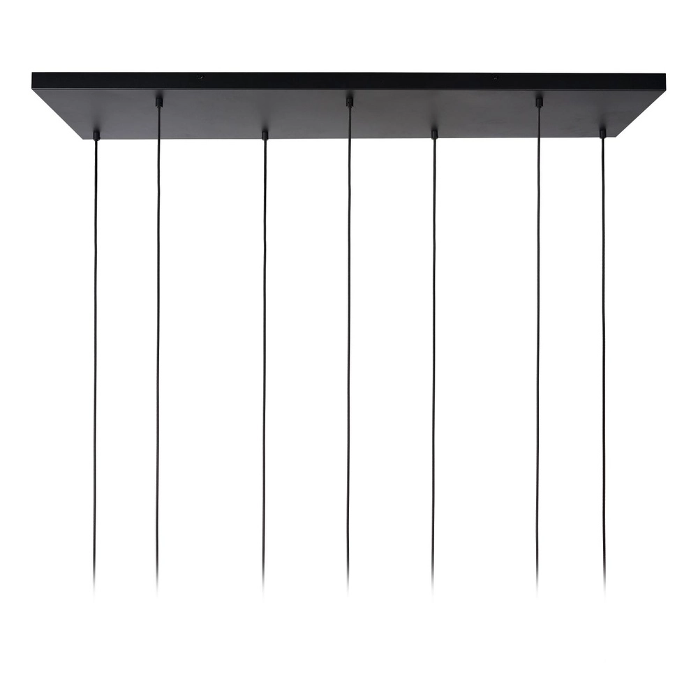 Pendellampe Maloto 7-Licht mit bernsteinfarbenem Glas Lucide 5411212451569