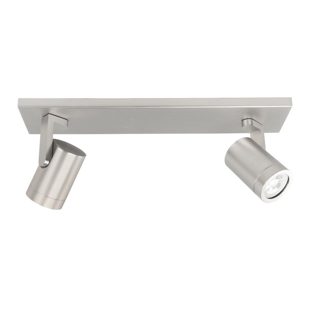 Aufputz-Spot Halo Spot nickel 2-flammig gerade