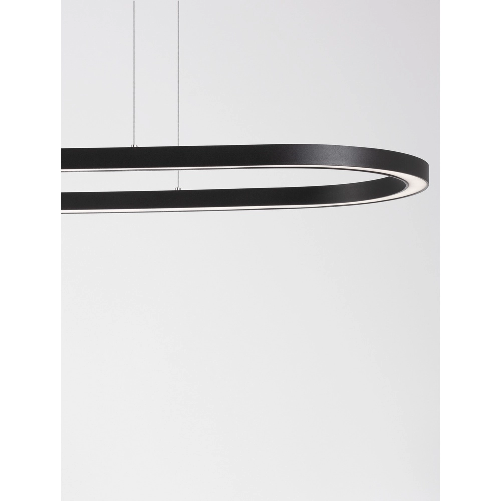 Ovale Pendelleuchte Cuppe schwarz Lyora 5212017438492