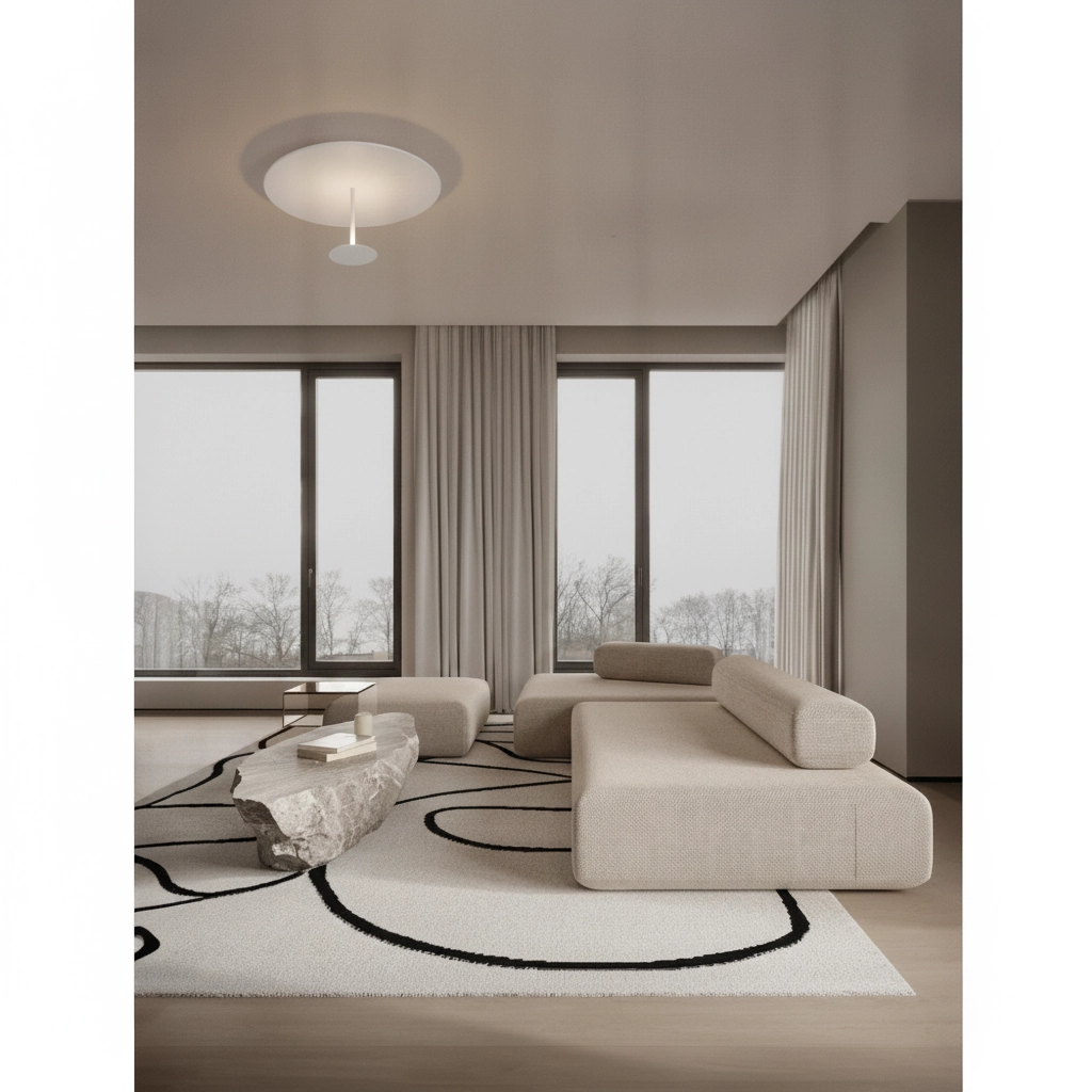 Design-Deckenleuchte Nima weiß Ø 45cm