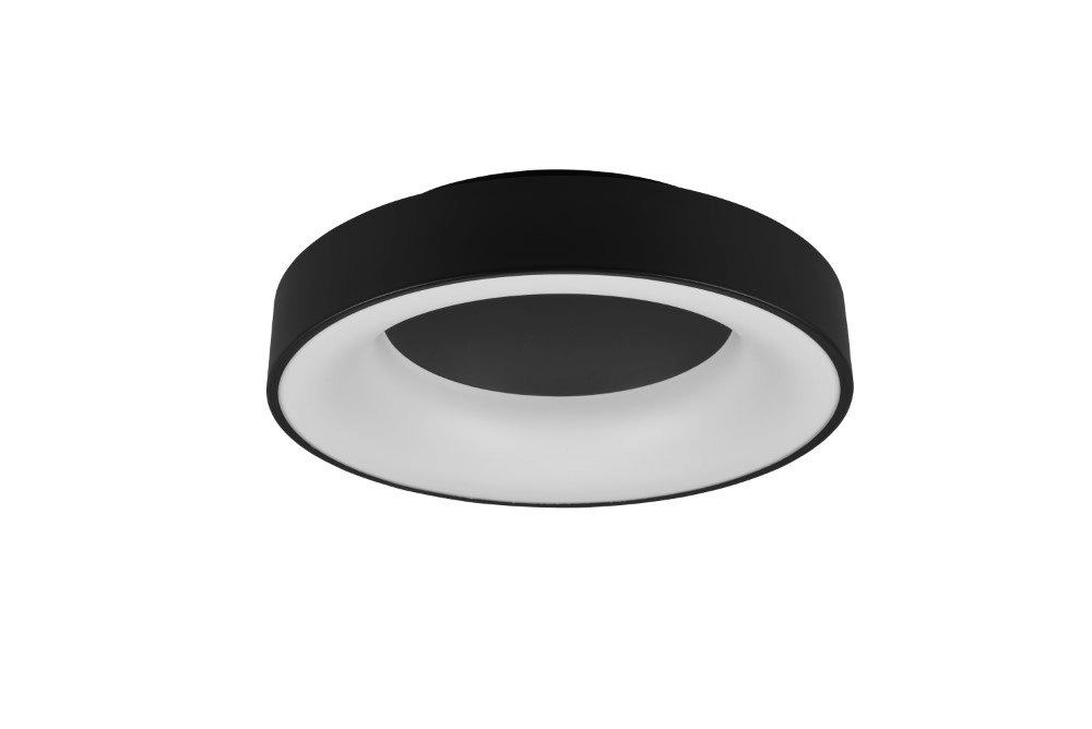 LED-Deckenlampe Girona 27W - 3000k - 45 cm schwarz Trio 4017807489842
