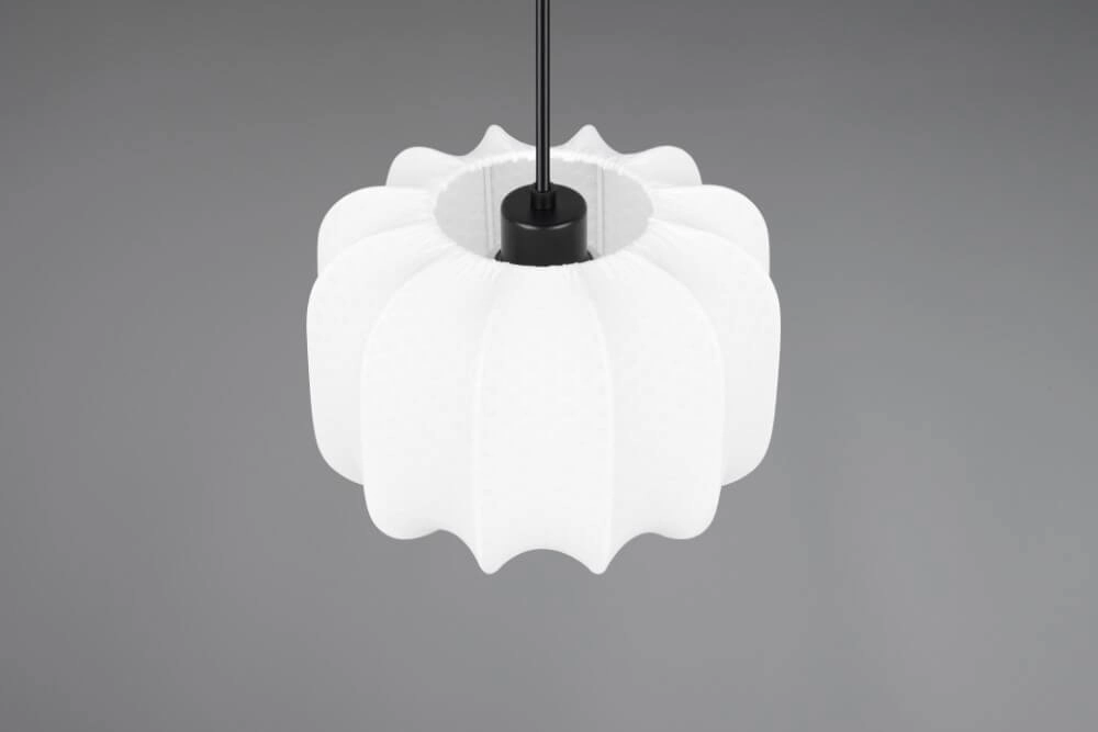 Weiße Design-Pendelleuchte Madleine Ø 25cm Trio 4017807637465