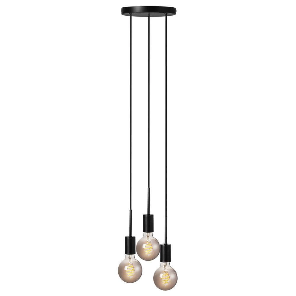 3-flammige Pendelleuchte Paco schwarz Nordlux 5704924005237