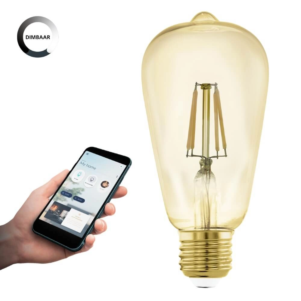 LED-Lampe Zigbee - E27 - 4.9 watt - 2200K - ST64 Eglo 9002759122225