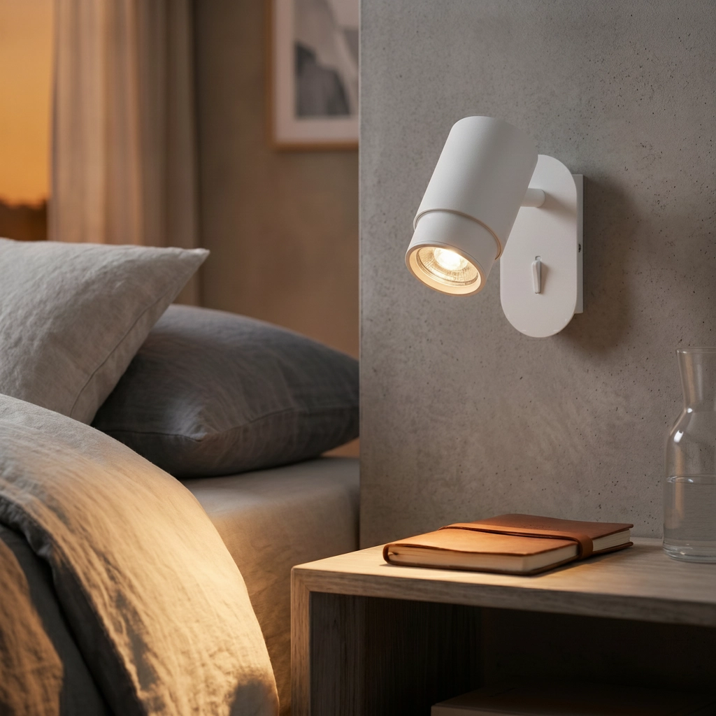 Nachttischlampe Nime weiß Lyora 5212017476395
