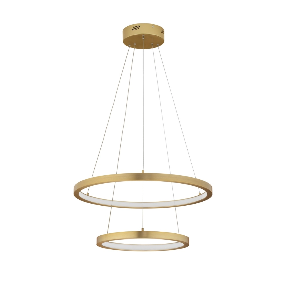 Goldene Pendelleuchte Empatia Design doppelt Lyora 5212017442703