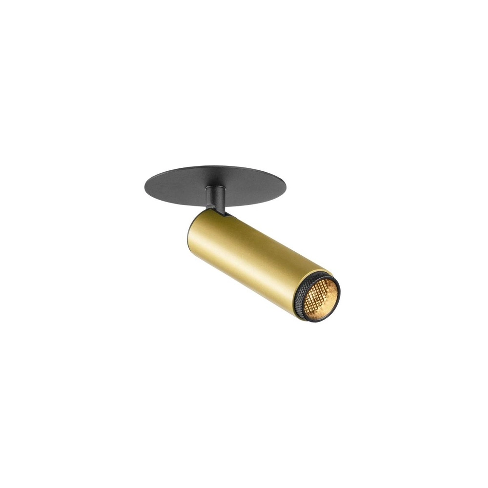 Einbaustrahler Grip! S Gold mit Schwarz 2700K SLV 4024163304788