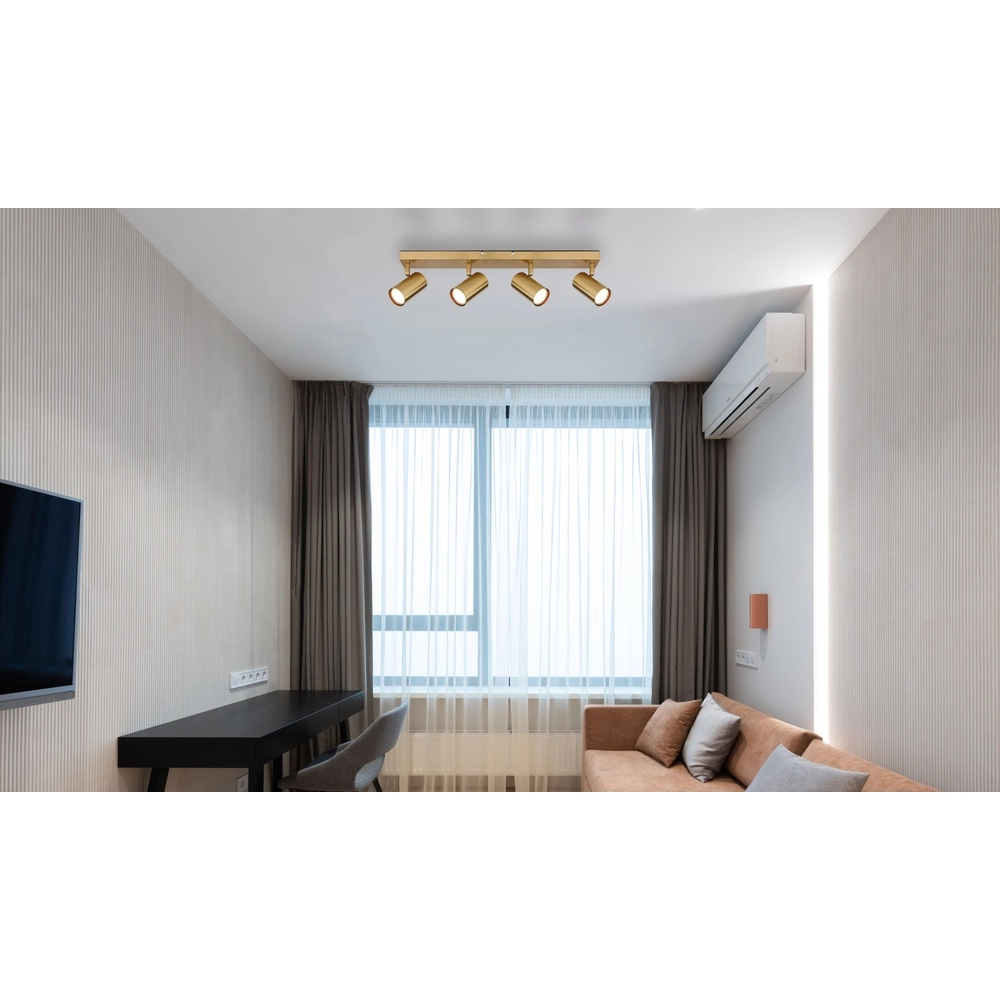 Deckenlampe 4-Licht Robby Gold Globo 9007371446087