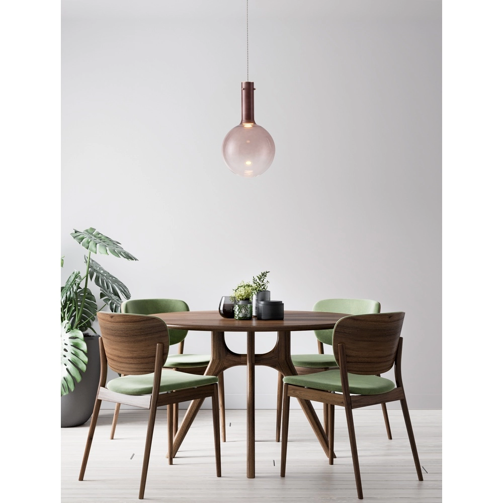 Pendelleuchte Nostos Braunes Glas Lyora 5212017449047