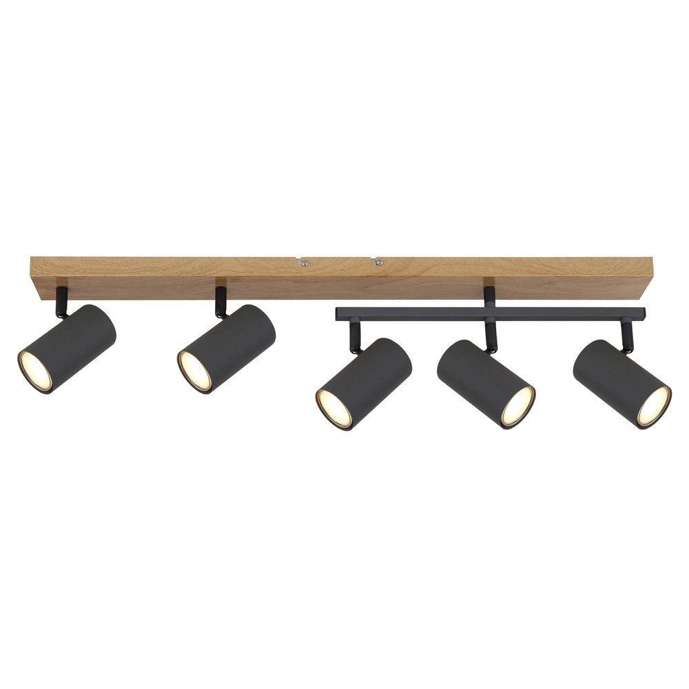 Deckenlampe 5-Leuchten Robby Holz Globo 9007371442577