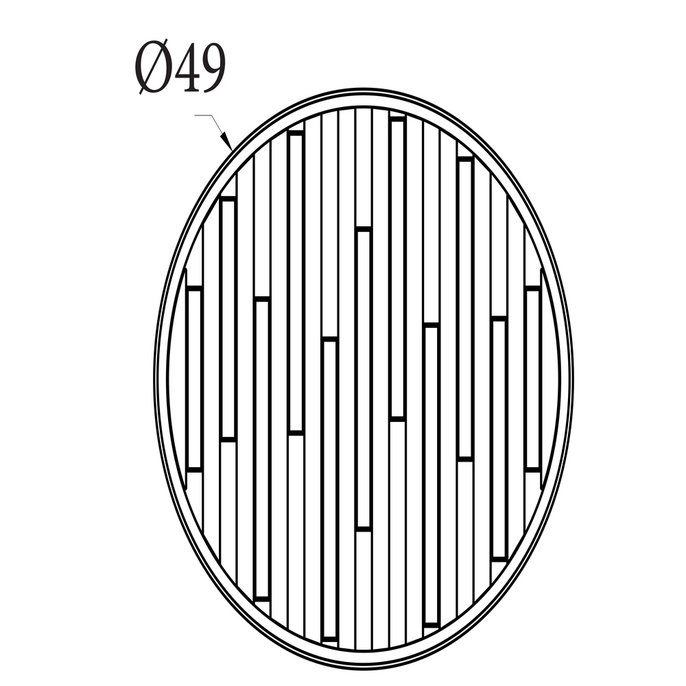 Deckenleuchte Equalise schwarz mit Holz Searchlight 5053423298016