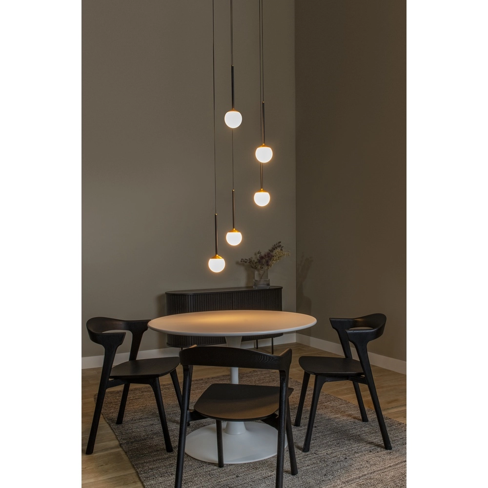 Vide Pendellampe Calina 5-Licht mit weißen Kugeln Premium by Lucide 5411212241979