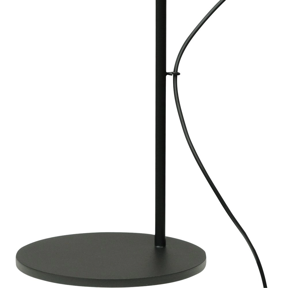 Tischlampe schwarz Bounty mit Blackline-Glas Masterlight 8718121247885
