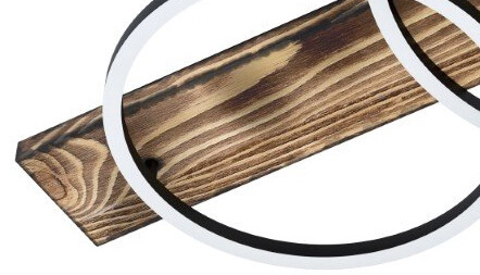 LED-Deckenlampe Boyal mit Holz Eglo 9002759994082