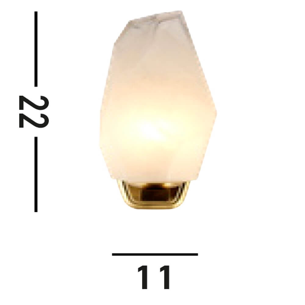 Wandleuchte Rocky mit weißem Glas Searchlight 5053423264257