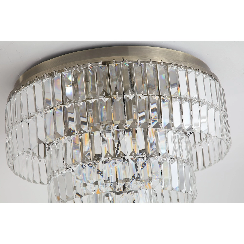 Deckenlampe Empire antikes Messing Ø 50cm Searchlight 5053423304021